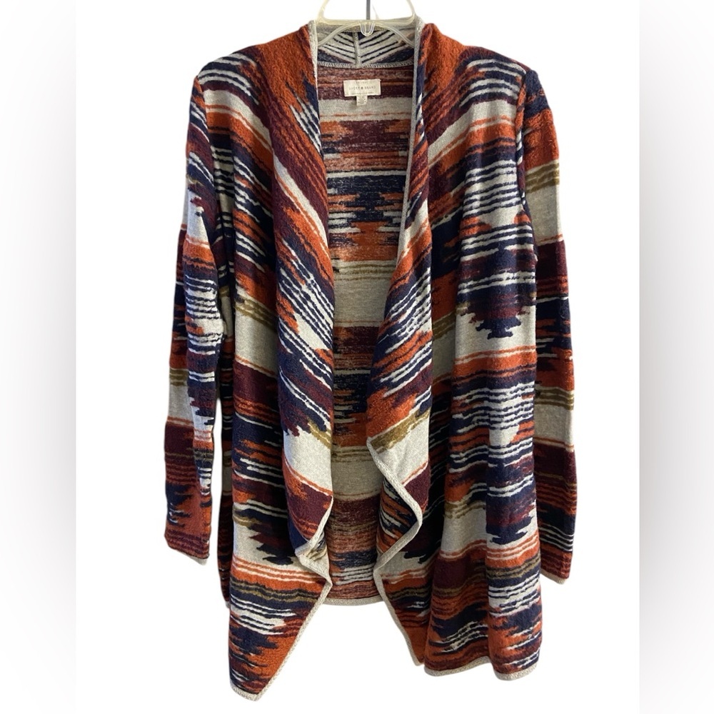 Lucky Brand Multicolor Striped Cardigan